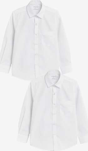 Next Regular fit Button up shirt in White: front