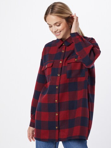 Camicia da donna 'Flanny' di Noisy may in rosso: frontale