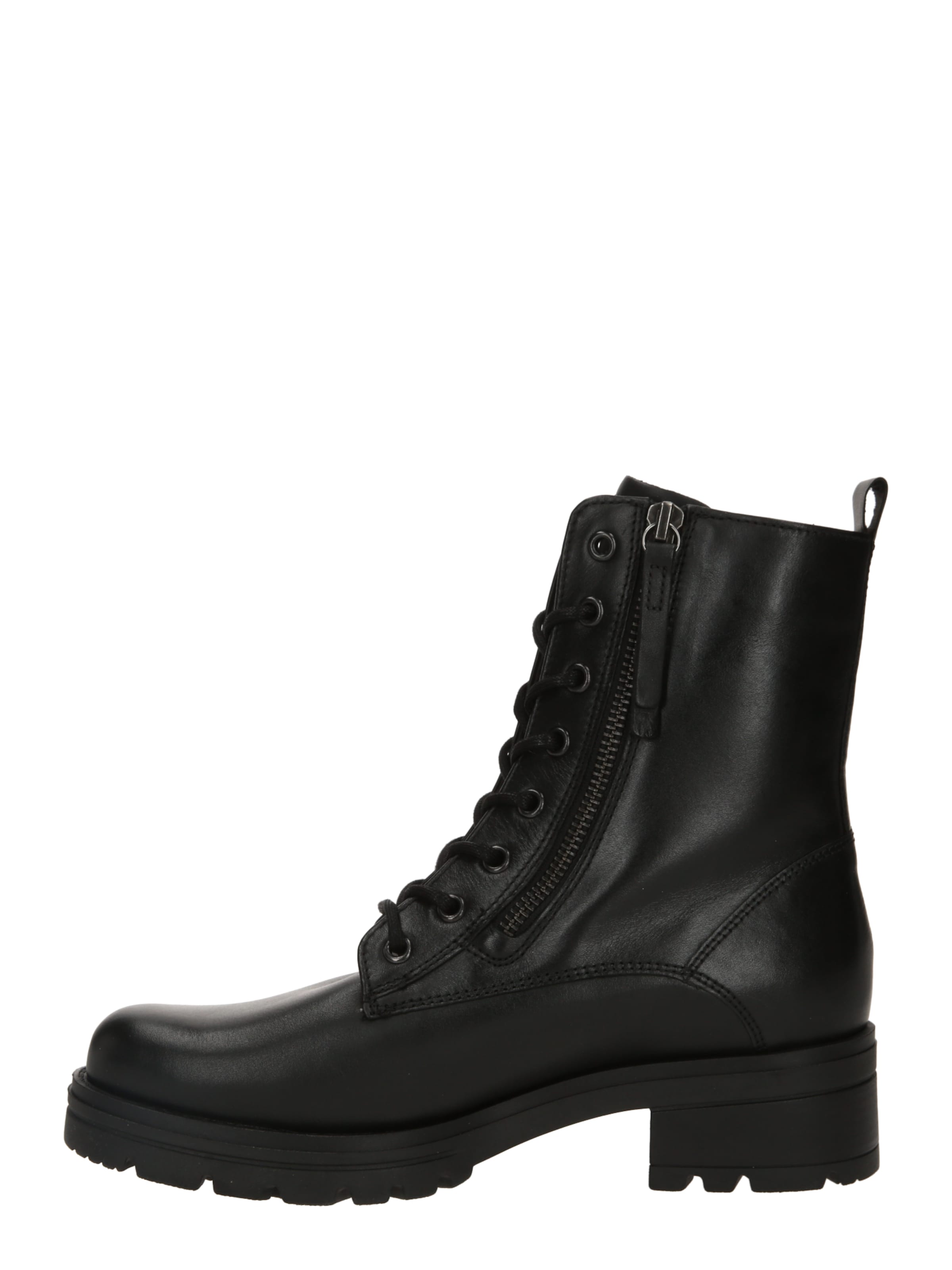 GABOR Lace-up bootie in Black