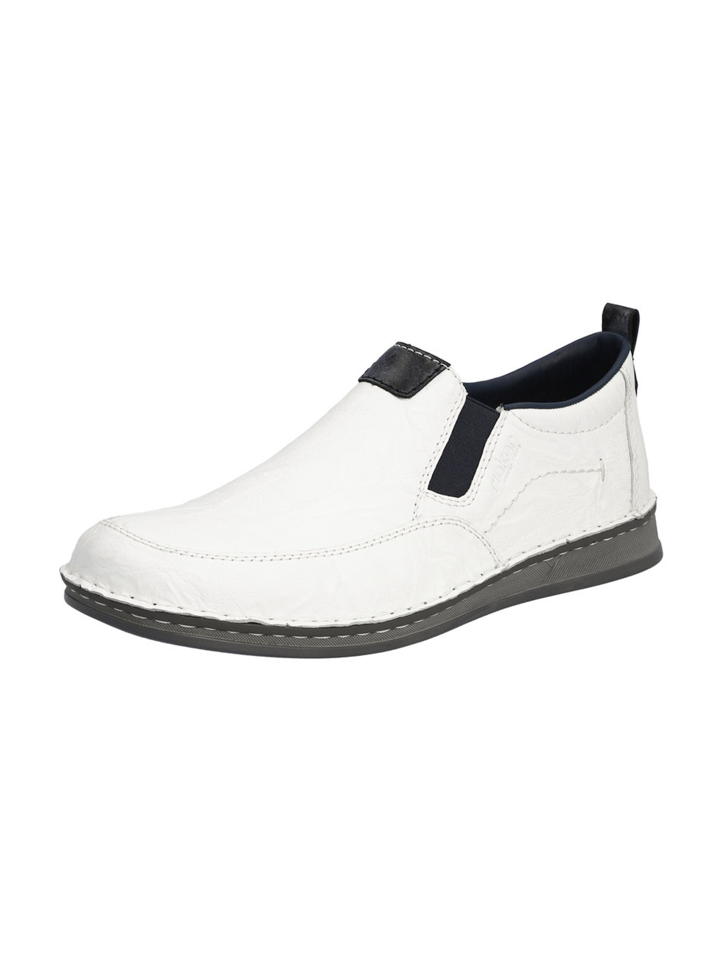 Rieker Slip On in Weiß: Vorderseite