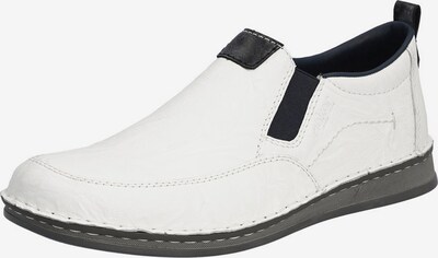 Rieker Slip on en noir / blanc, Vue avec produit