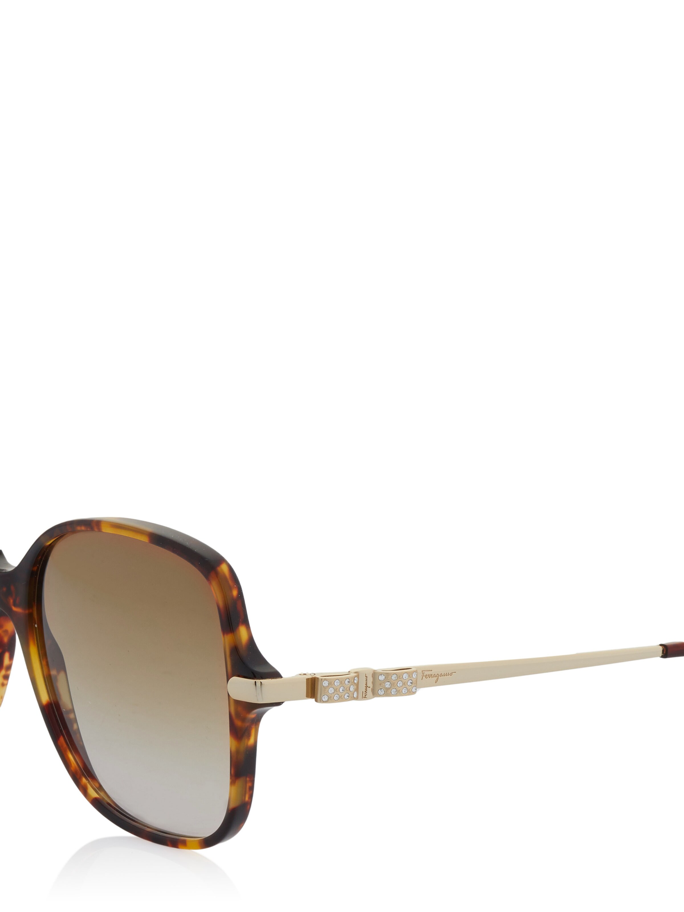 Salvatore Ferragamo Sunglasses in Brown