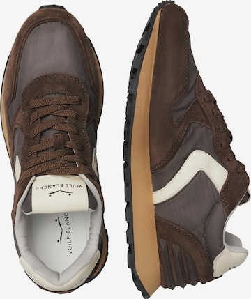 Voile blanche Sneakers laag 'PARIS POWER MAN.' in Bruin: voorkant