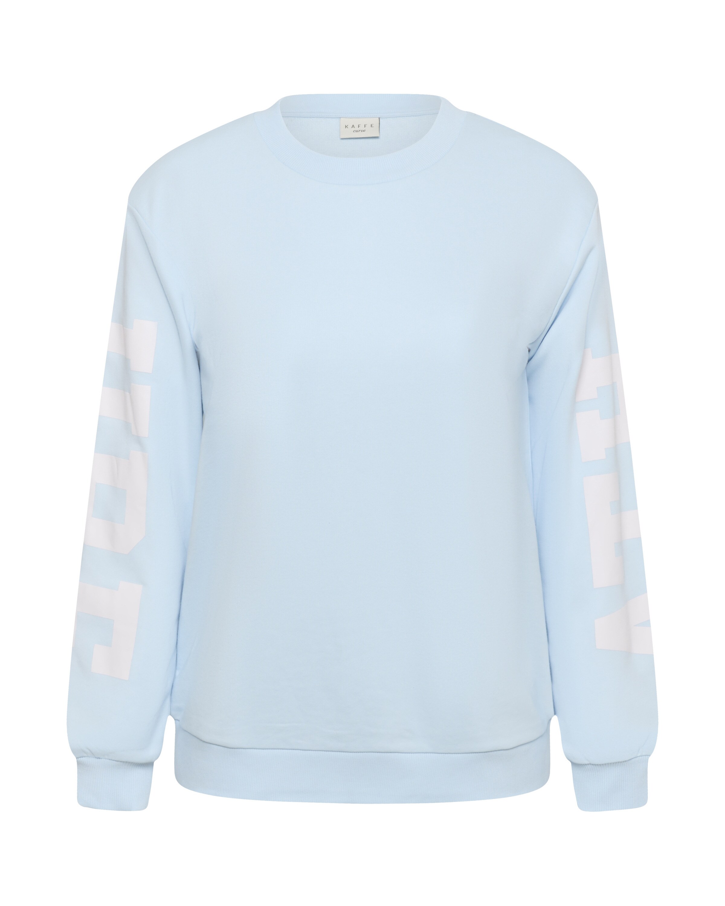KAFFE CURVE Sweatshirt 'KCMila' in Blue: front