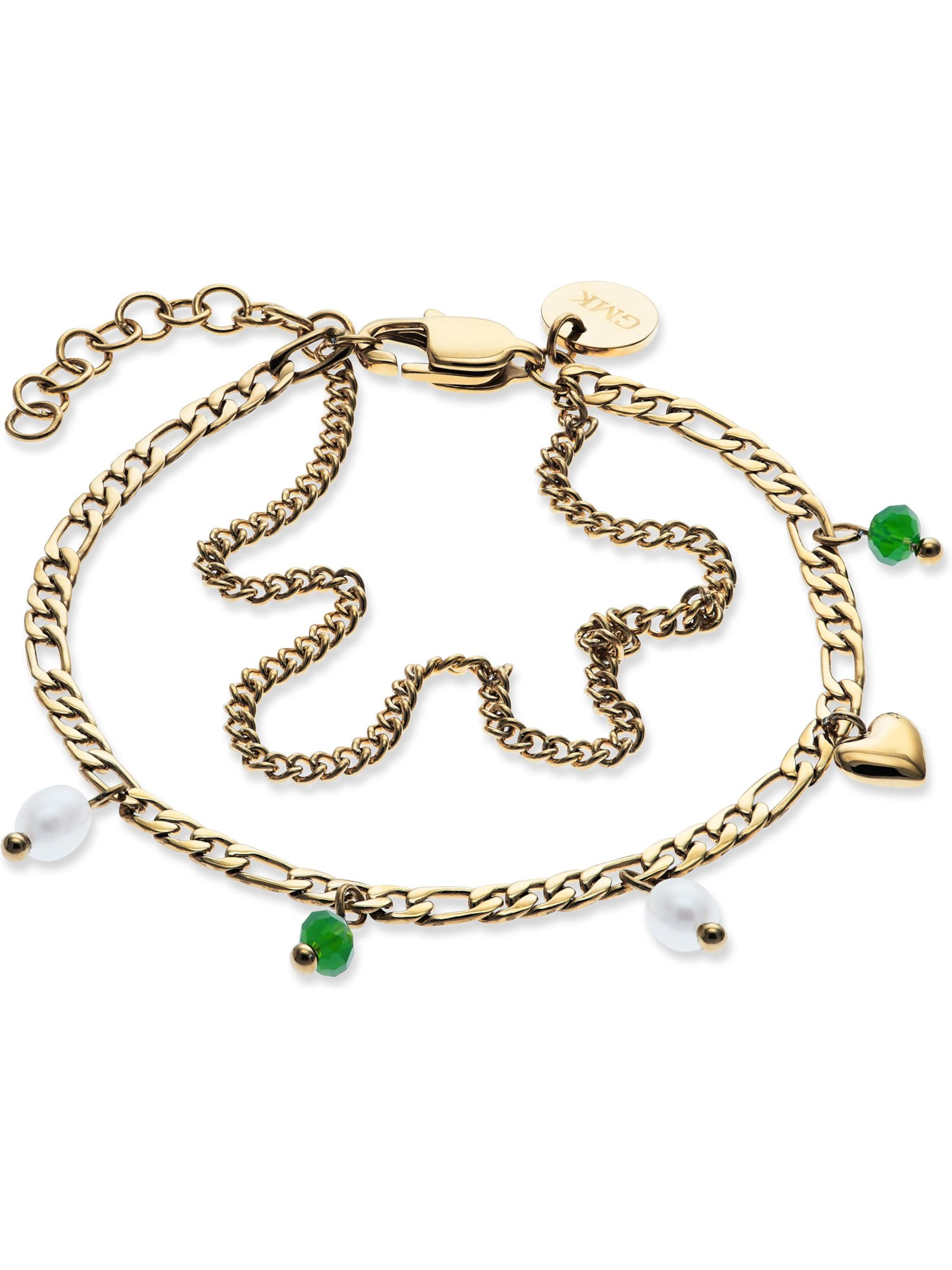 Guido Maria Kretschmer Jewellery Armband in Gelb: Vorderseite