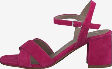TAMARIS Páskové sandály – pink