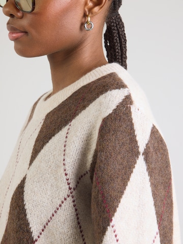 ICHI Sweater in Beige