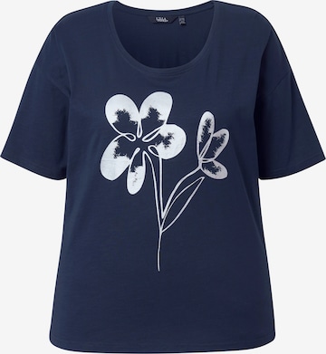 Ulla Popken Shirt in Blau: Vorderseite