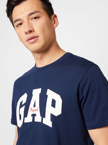 GAP Regular fit Μπλουζάκι σε μπλε