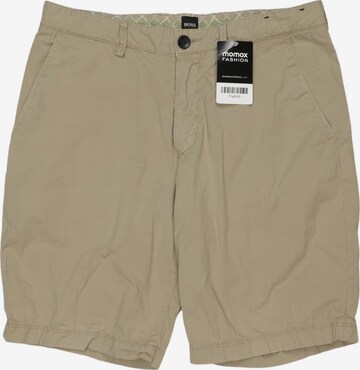 BOSS Green Shorts 28 in Beige: Vorderseite