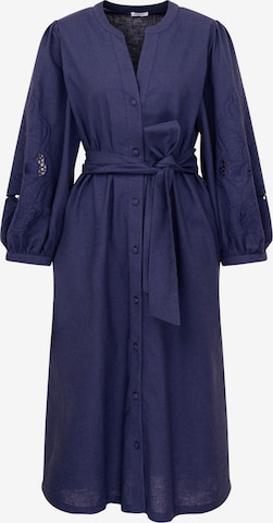 Robe 'Schwarze Rose' SEIDENSTICKER en bleu : devant