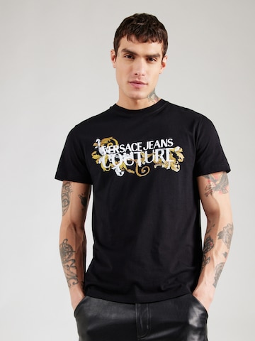 Maglietta di Versace Jeans Couture in nero: frontale