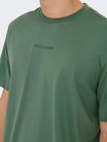 Tricou 'Levi' de la Only & Sons pe verde