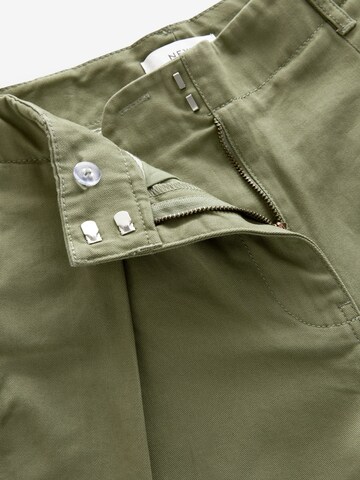 Next Loose fit Pleat-front trousers in Green