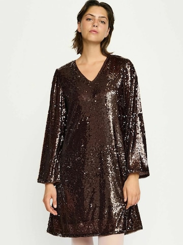 Soft Rebels Kleid 'Maddison' in Braun: Vorderseite