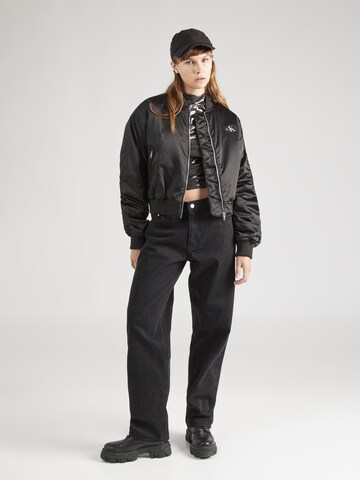 Calvin Klein Jeans Jacke in Schwarz