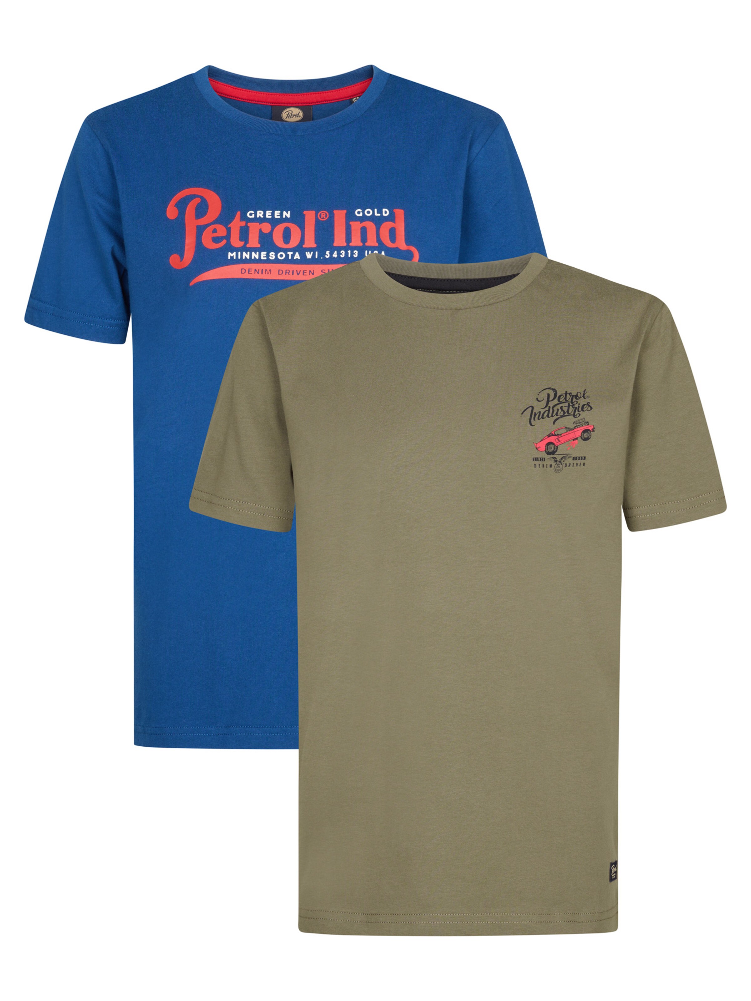 Petrol Industries Shirt in Blauw: voorkant
