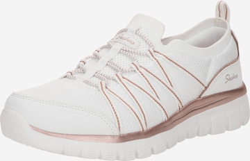 SKECHERS Slip on -tennarit 'Graceful - Purecrush' värissä valkoinen: etupuoli