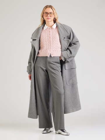 Wide leg Pantaloni 'Gennie' di mbym in grigio