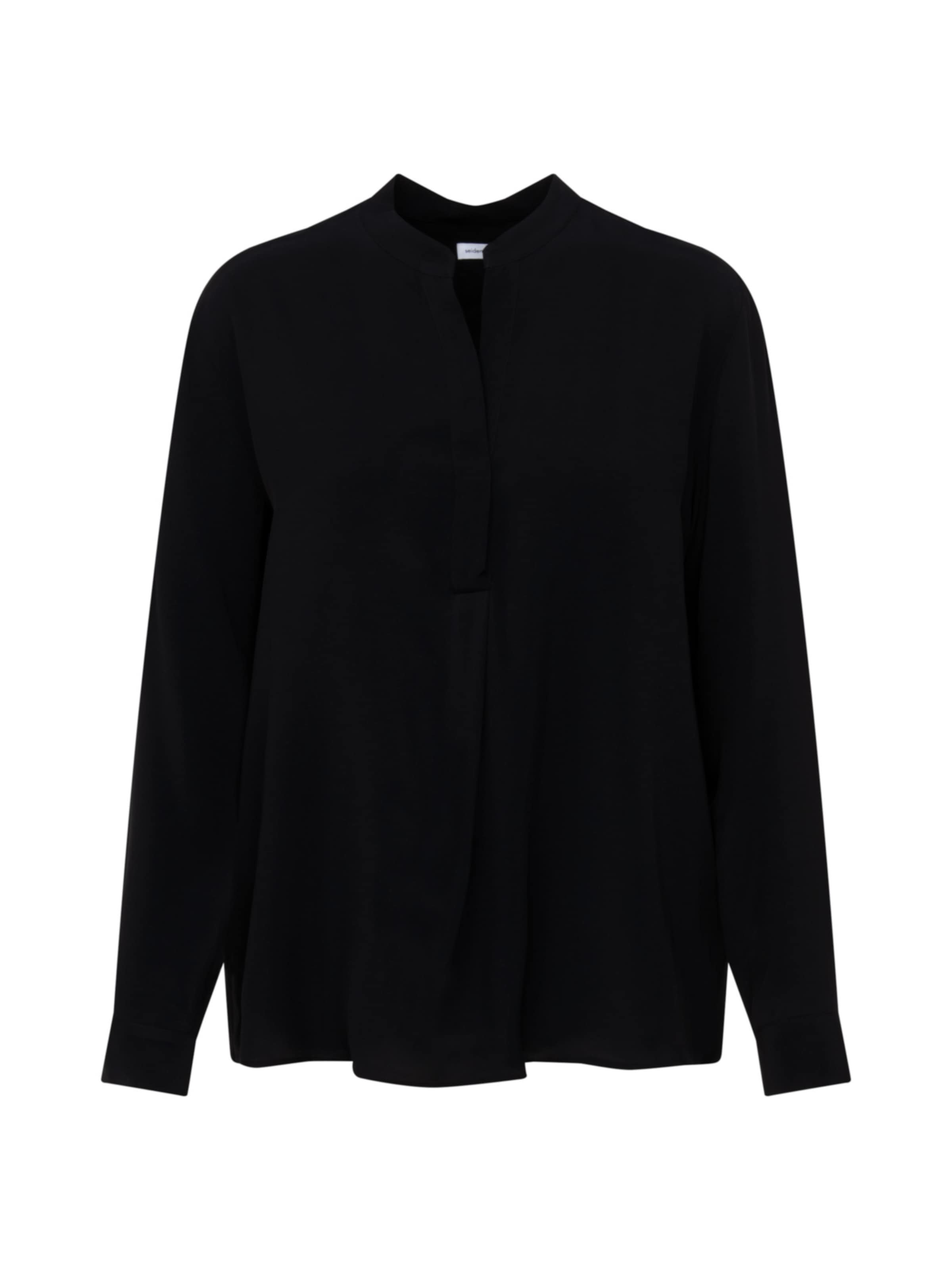 SEIDENSTICKER - Blusa 'The Connecting Neutrals' en negro: frente