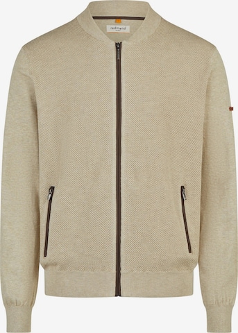 redmond Knit Cardigan 'Basic' in Beige: front