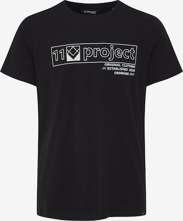 11 Project Shirt 'MATTIS' in Zwart: voorkant