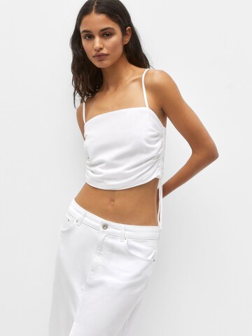 Haut Pull&Bear en blanc : devant