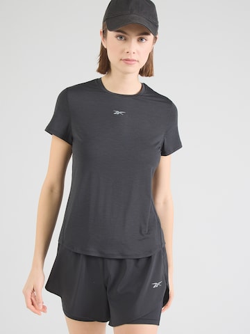 Reebok Λειτουργικό μπλουζάκι 'CHILL' σε μαύρο: μπροστά