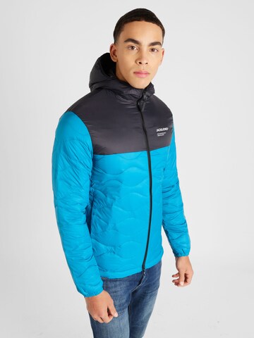 Veste mi-saison 'NOAH' JACK & JONES en bleu : devant