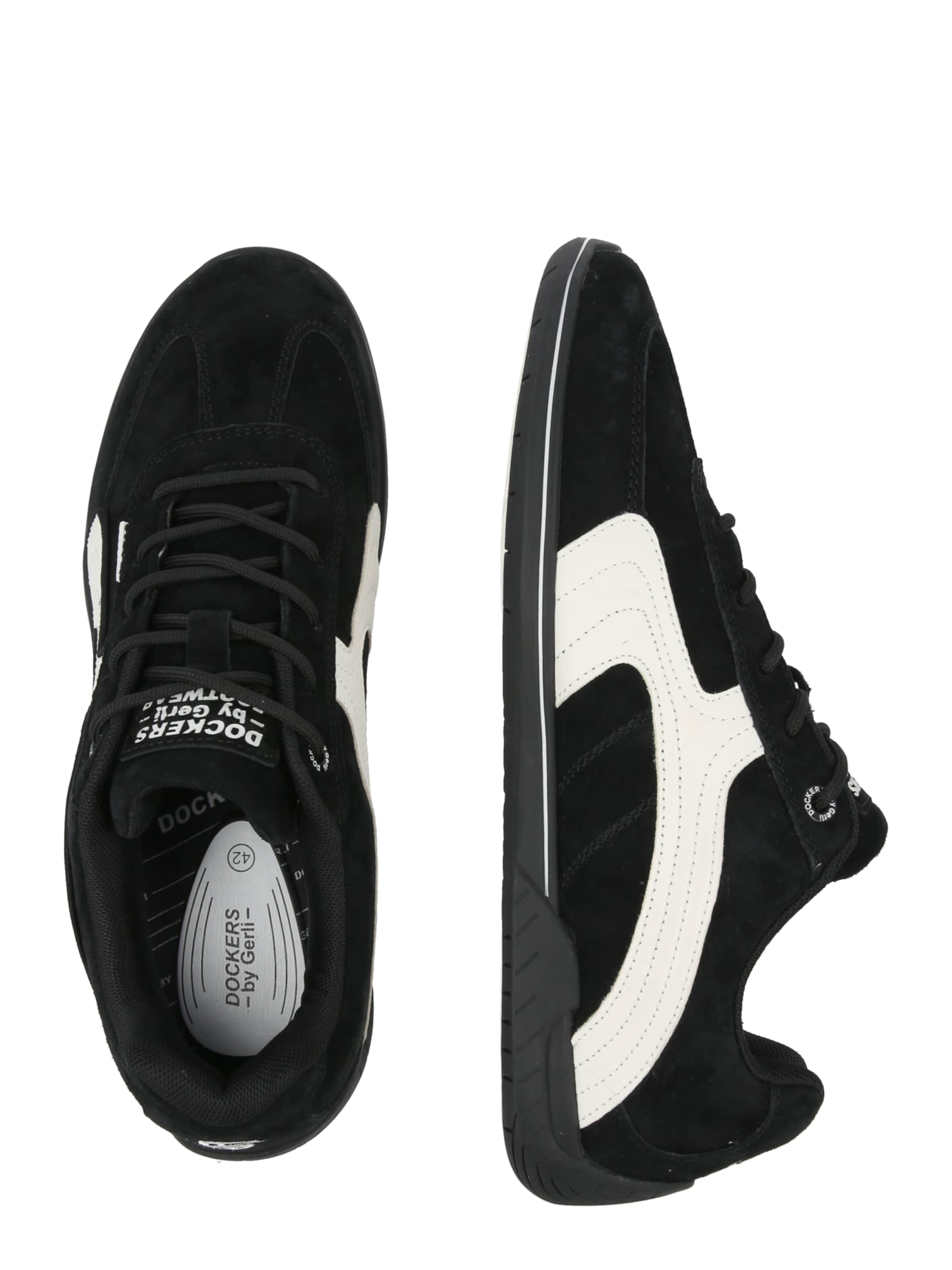 Dockers by Gerli Σνίκερ χαμηλό σε μαύρο: πλευρά