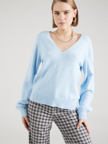 VILA Sweater 'RIL' in Blue: front