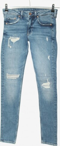 H&M Skinny Jeans 24-25 in Blau: predná strana