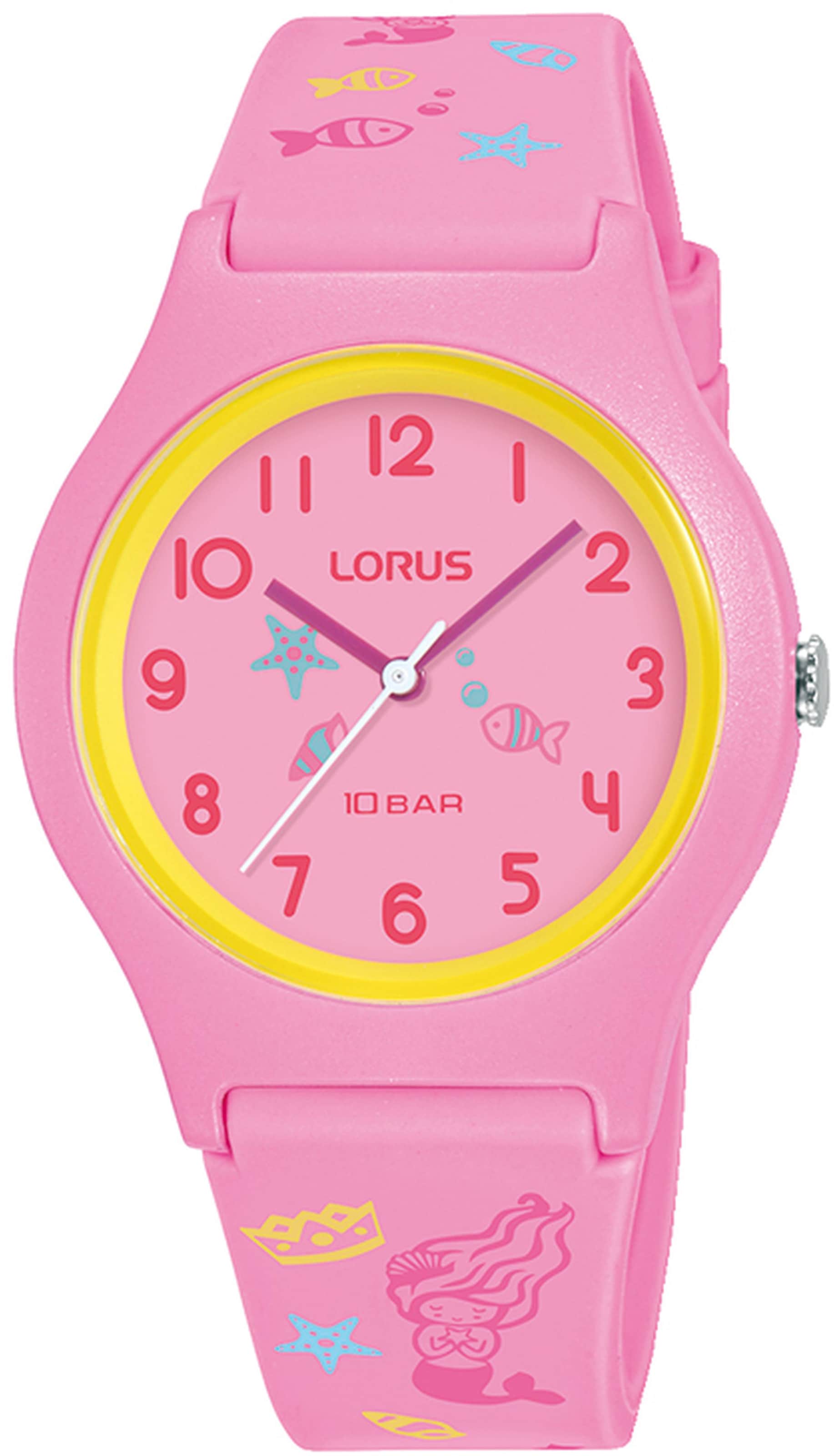 LORUS Analog Watch in Pink: front