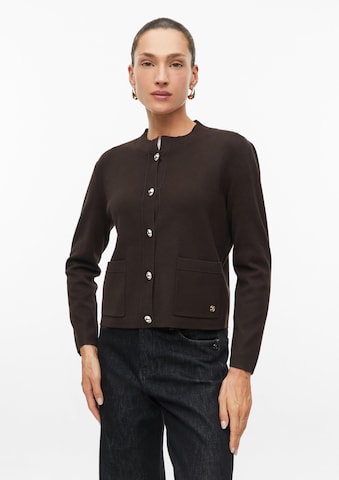 s.Oliver Knit cardigan in Brown: front