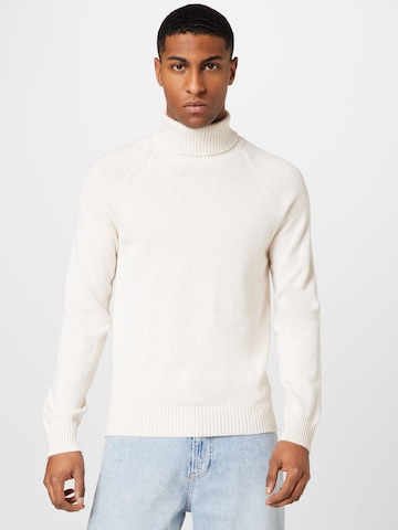 Oscar Jacobson Sweater 'Connery' in White: front