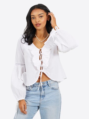 BRAVE SOUL Bluse i hvid: forside