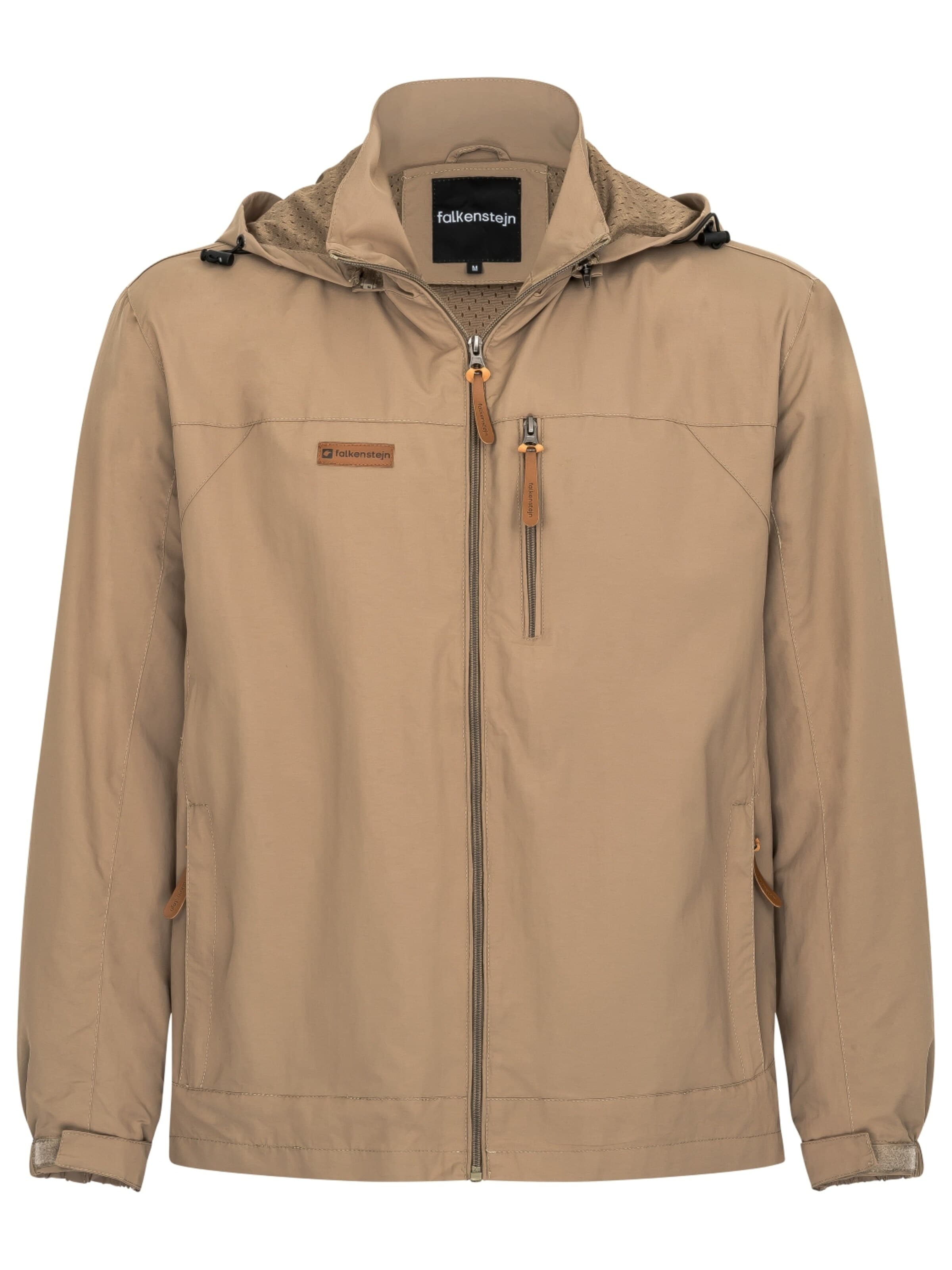Giacca per outdoor 'Anorak' di FALKENSTEJN in verde: frontale