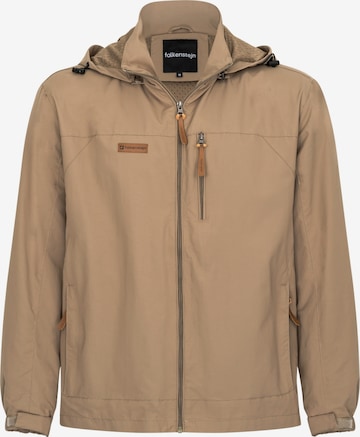 Giacca per outdoor 'Anorak' di FALKENSTEJN in verde: frontale