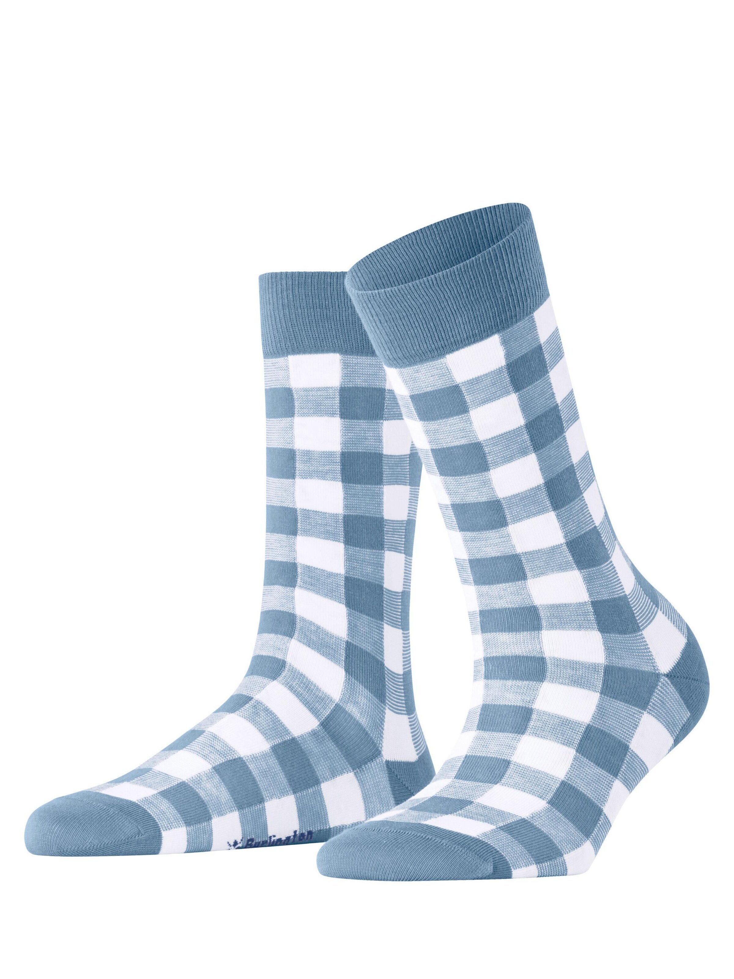 BURLINGTON Socken 'Vichy'‌‌‌‌‌‌‌ in Blau: Vorderseite