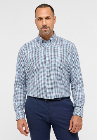 ETERNA Comfort Fit Hemd in Blau: Vorderseite