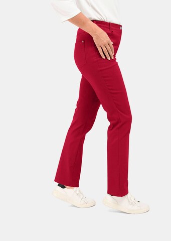 Goldner Regular Broek ' CARLA' in Rood