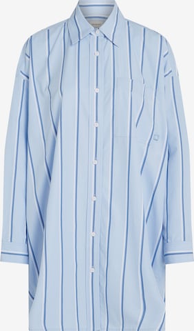 Calvin Klein JeansKošulja haljina - plava boja: prednji dio