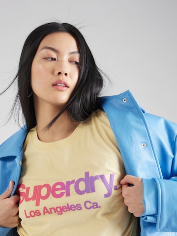 Superdry T-shirt i gul