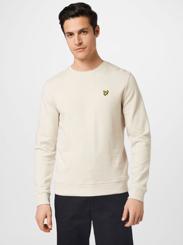 Lyle & Scott Sweatshirt i beige: forside