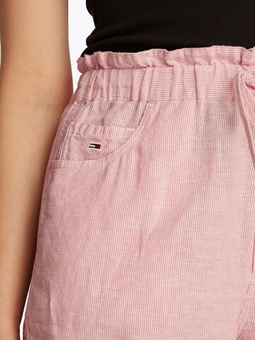 Tommy Jeans Regular Broek in Roze