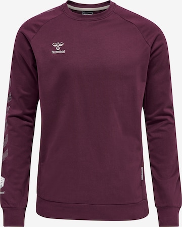 Hummel Athletic Sweatshirt 'Move' in Purple: front