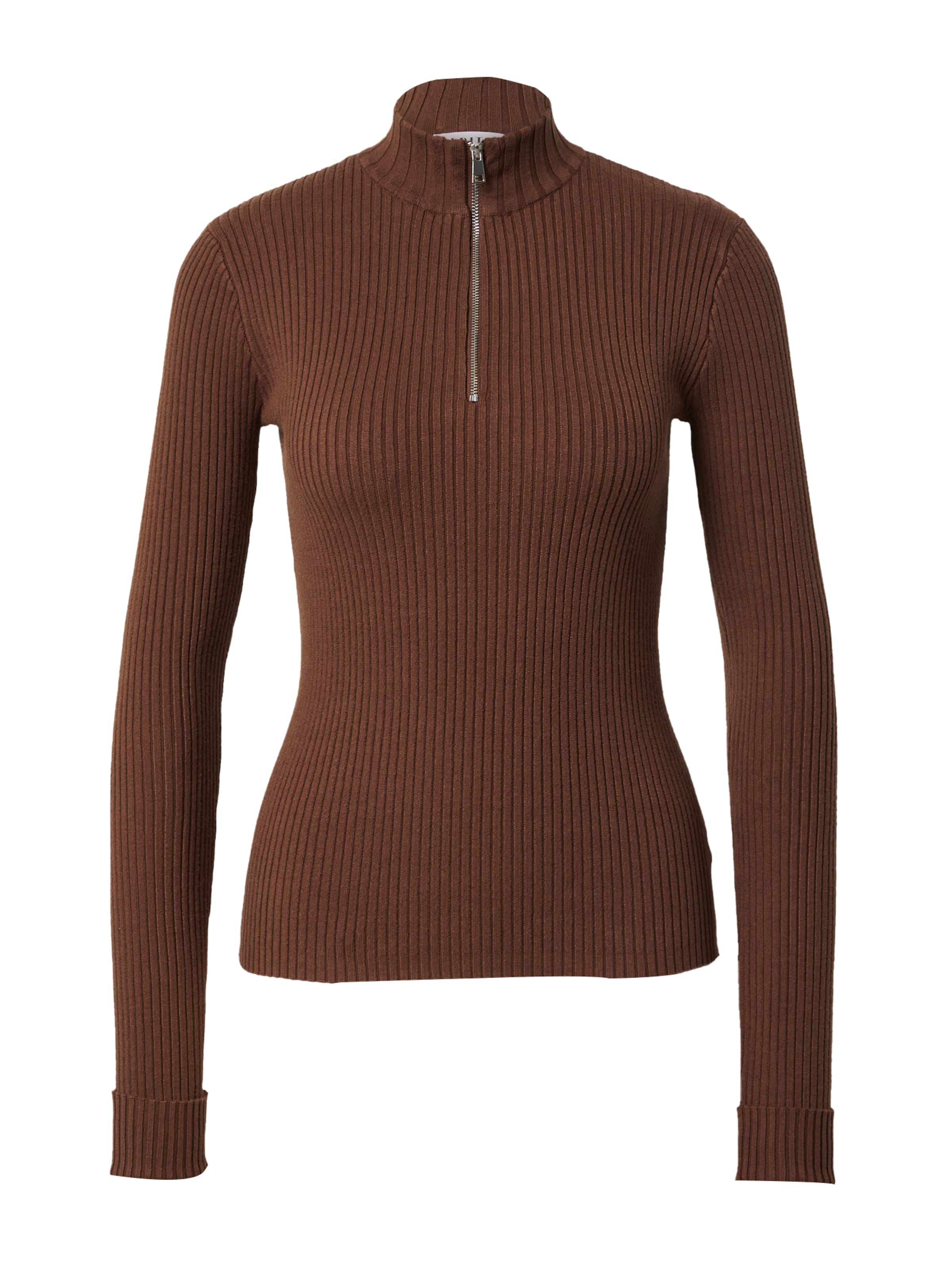 EDITED Pulóver 'Alison' - barna: elől