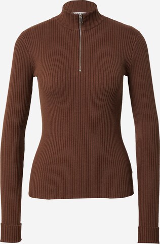 Pull-over 'Alison' EDITED en marron : devant