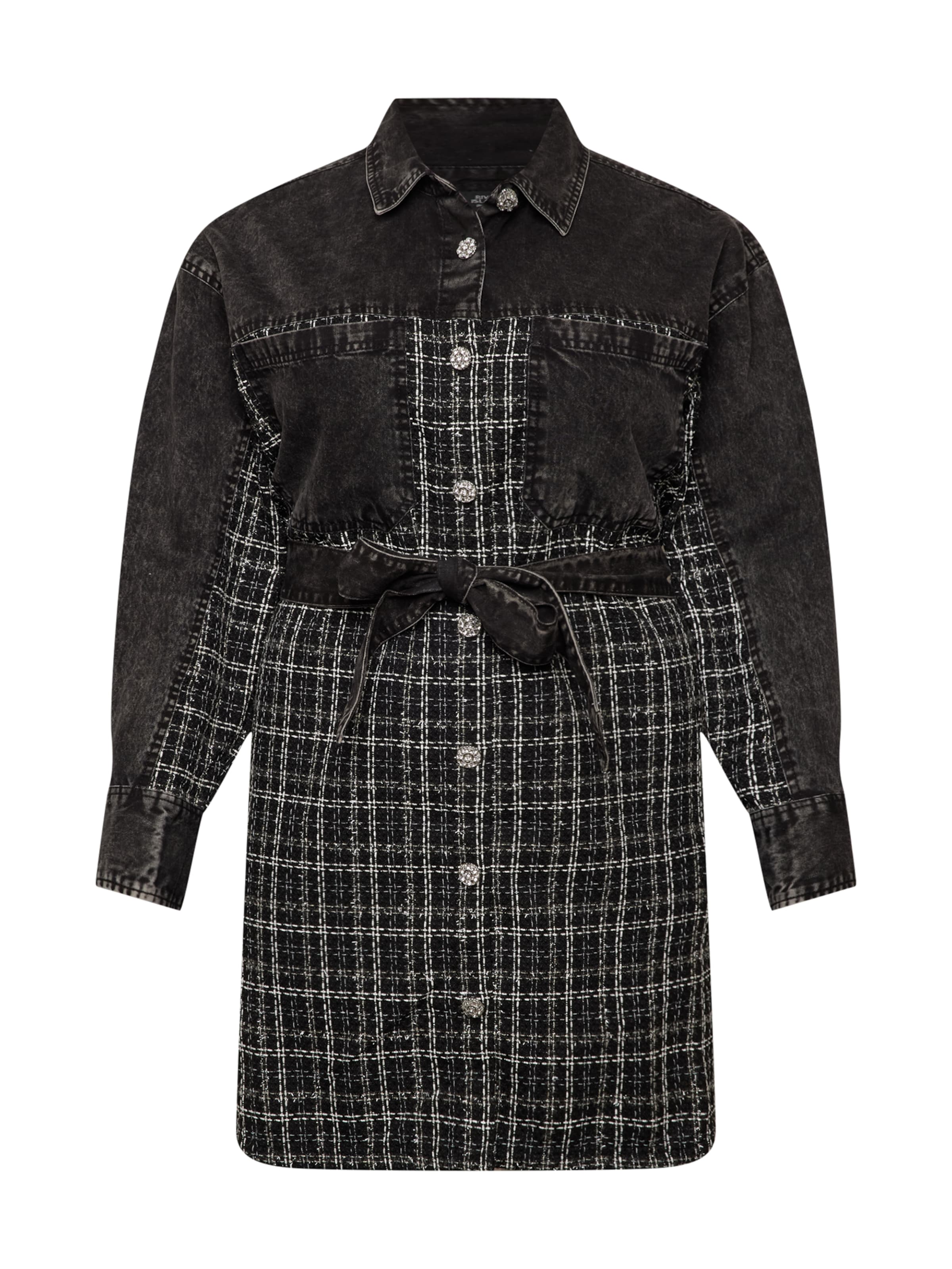 River Island Plus Särkkleit, värv must: eest vaates