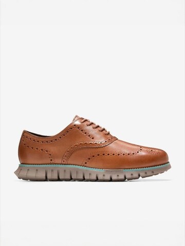 Cole Haan Nauhakengät 'ZG RMSTD WINGTIP OX' värissä ruskea